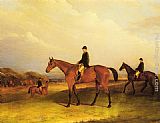 A Jockey On A Chestnut Hunter by John Ferneley Snr